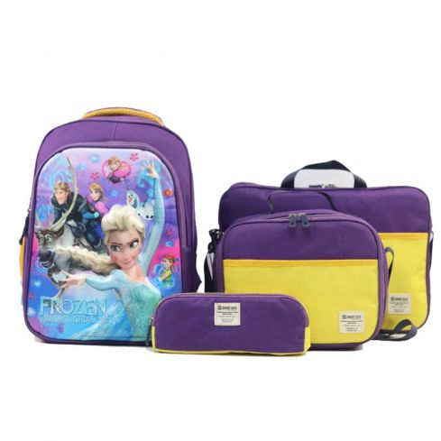 Smart Gate SG-9227 School Backpack Carrying Frozen Bundle - Purple
