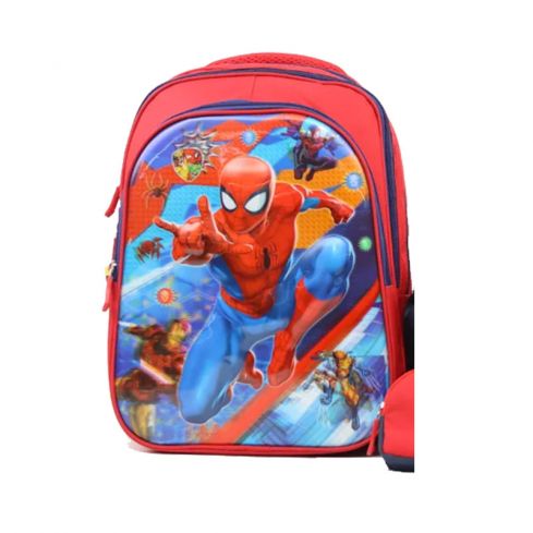 Smart Gate SG-9231 School Backpack Carrying Spider-Man 2 Bundle - Red