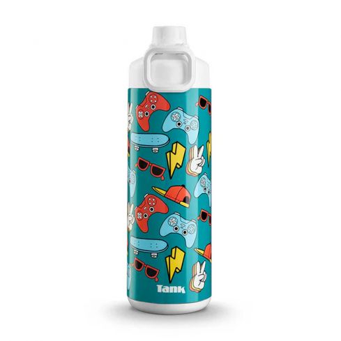 Tank Me Super Cool Mini Printed Games Bottle - 650 ml