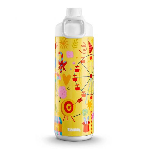 Tank Me Super Cool Mini Printed Park Bottle - 650 ml