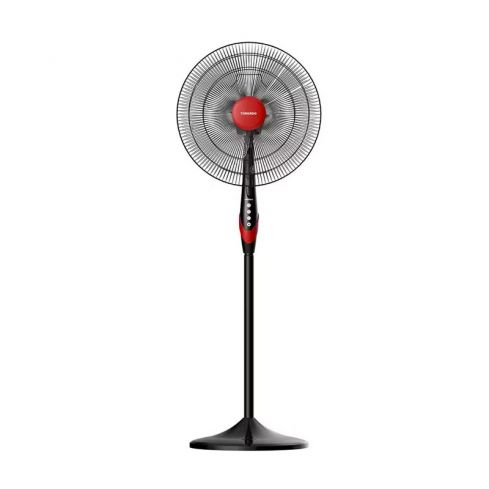 Tornado Stand Fan 18 Inch 4 Blades Black x Red - TSF-18XW