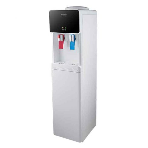 Tornado Water Dispenser 2 Faucets , White - WDM-H45ASE-W (  Water Bottle on top )