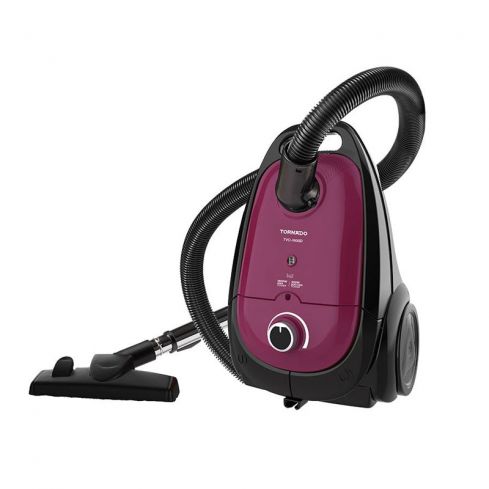 Tornado Vacuum Cleaner 1800 Watt Anti-Bacterial TVC-180SD - Burgundy & Black