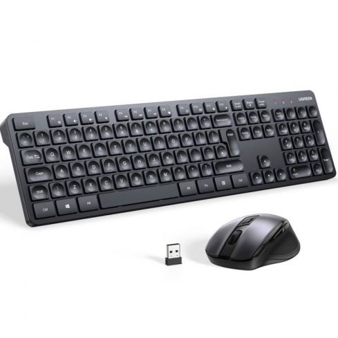 Ugreen MK006 Wireless Keyboard Mouse Combo - Black