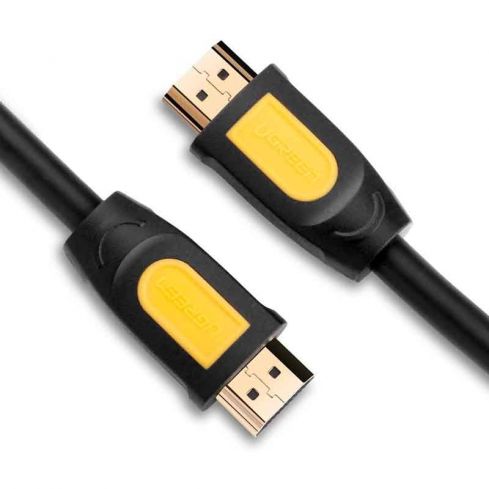 UGREEN Cable HDMI Round 2.M Yellow&Black - 10129 