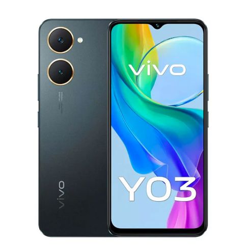 Vivo Y03 4GB RAM, 128GB - Space Black