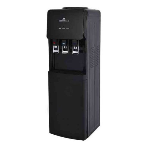 Armadillo Water Dispenser 3-Tap With Container ARM-WDS -CAB-BK-0000 - Black ( Water bottle on top )