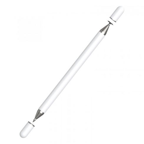 WIWU قلم سمارت 2-في-1 مع غطاء مغناطيسي - أبيض