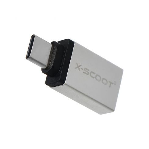 X-SCOOT XS-501 OTG Cable Convertor USB 2.0 to Type-C - Silver