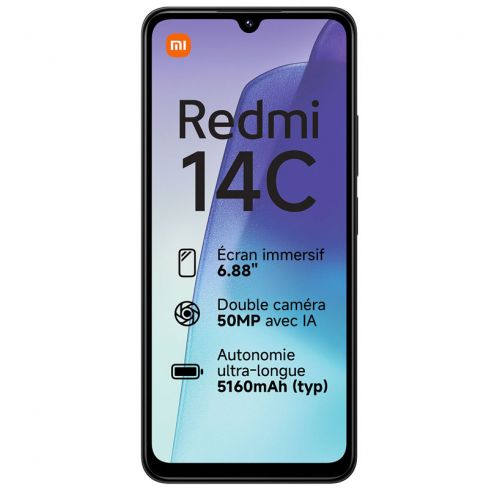 Xiaomi Redmi 14C 4GB RAM , 128GB - Midnight Black