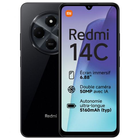 Xiaomi Redmi 14C 4GB RAM , 128GB - Midnight Black