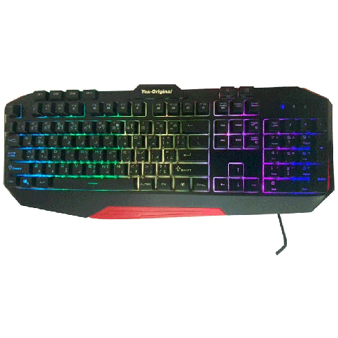 Yes-Original Keyboard Wired Led Colors Master Game Pc&Game Gx600
