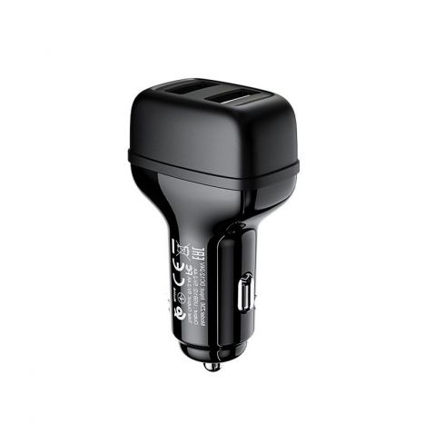 Hoco Z36 Dual Port Car Charger - Black