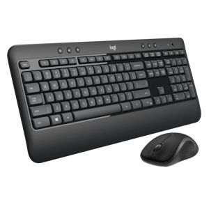 لوجيتك لوحة مفاتيح وماوس لاسلكي MK 540 - أسود