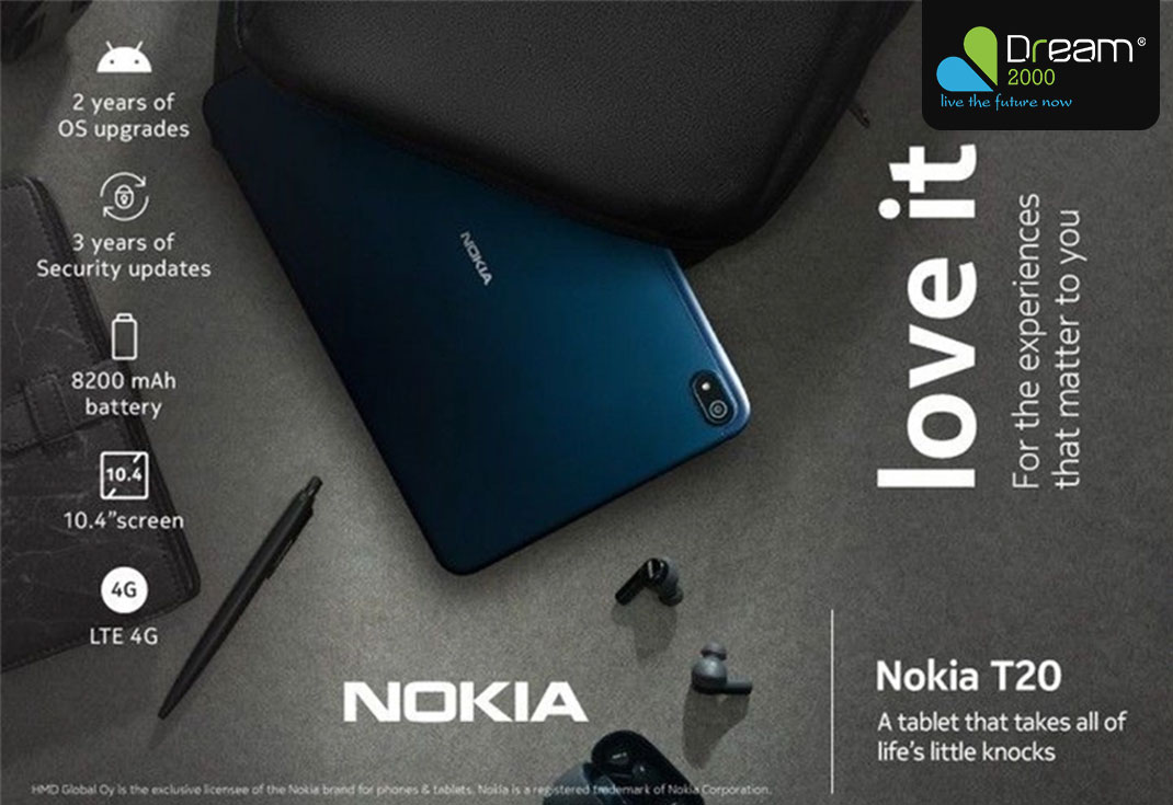 Nokia T20 افضل تابلت في الفئة الاقتصادية