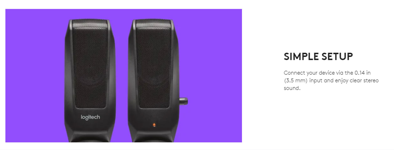 Logitech Speaker System S120