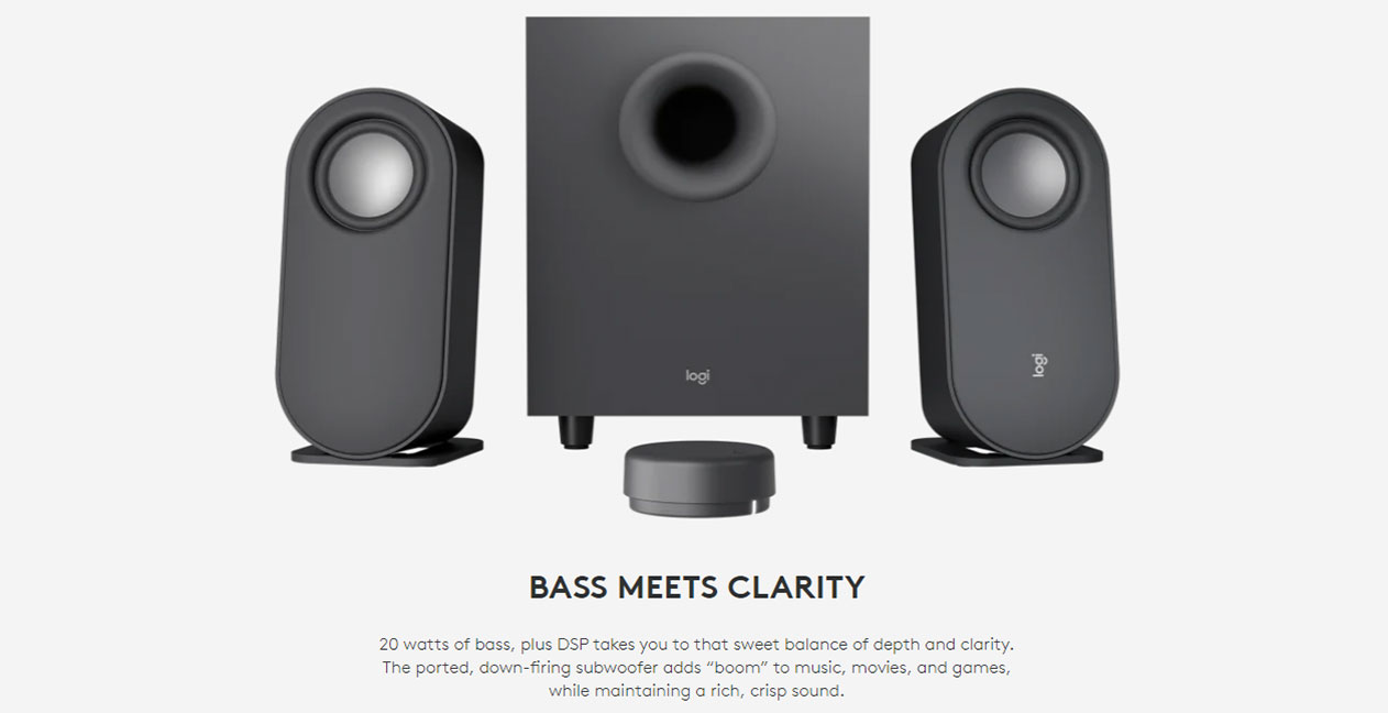 Logitech Speaker Wireless Z407 2.1 Corded