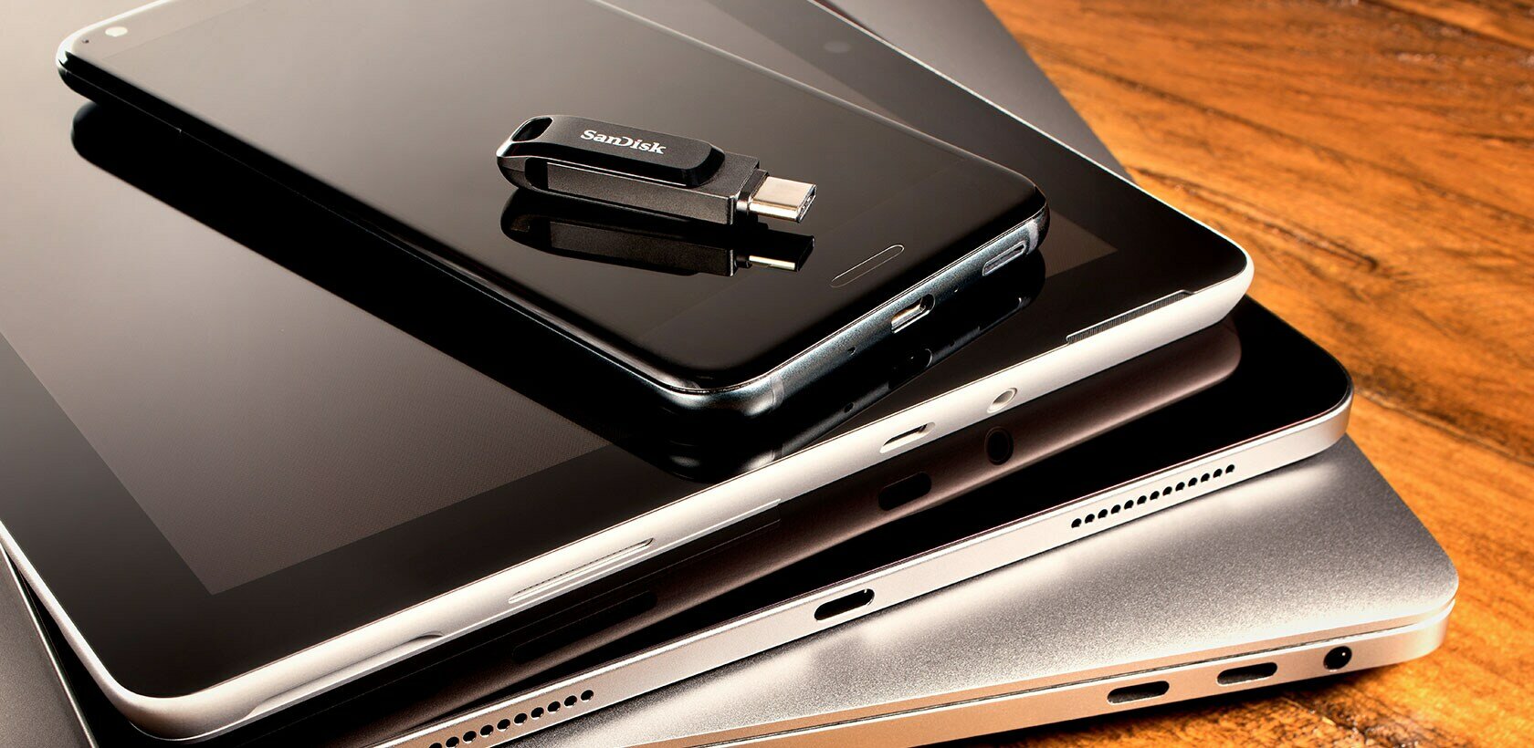 Sandisk Flash 128GB Mobile Drive Go Dual USB Type-C