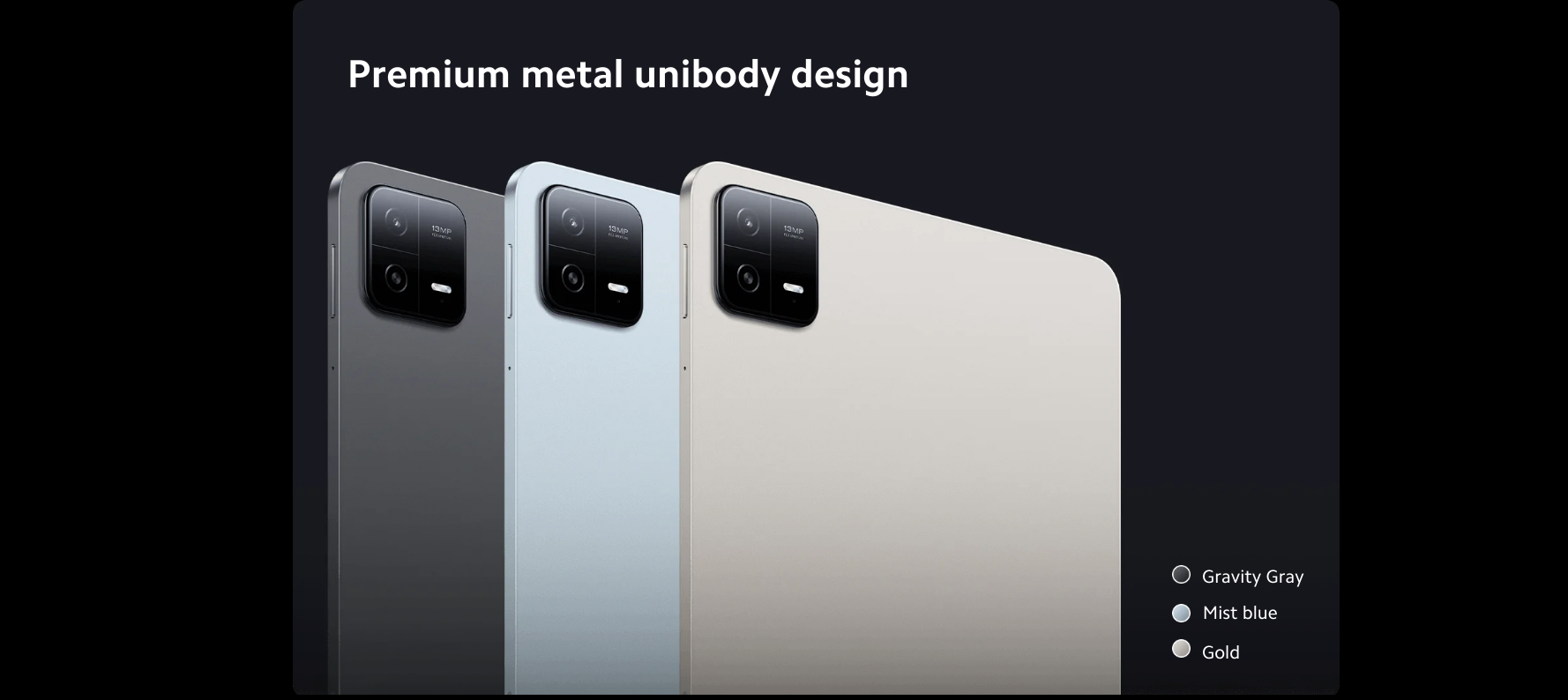 Xiaomi Pad 6 256GB Gravity Gray 27,94cm (11) LCD Display, Android 13, 13  MP Kamera : : Informática