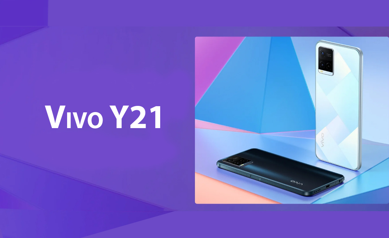 Vivo Y21 4GB Ram, 64GB - Metallic Blue